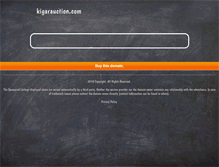 Tablet Screenshot of kigarauction.com